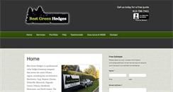 Desktop Screenshot of bestgreenhedges.com